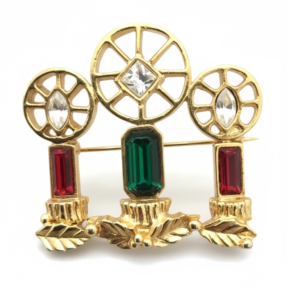 🎄✨ Vintage Camco Holiday Collectible Brooch ✨🎄
